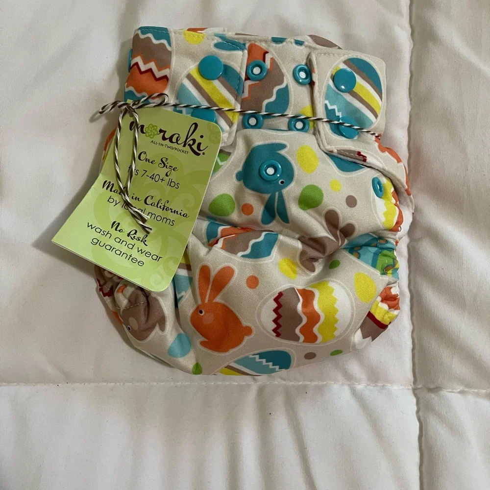Easter Egg Diaper Cover - Multicolor